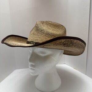 Resistol Duck Commander Straw Cowboy Hat S Genuine Mexican Palm Western USA Made